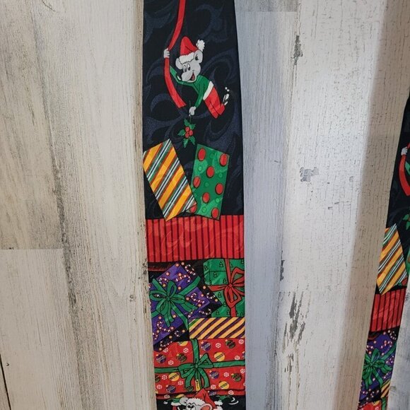 🧡Surrey Mens Vintage Christmas Necktie - Picture 3 of 4